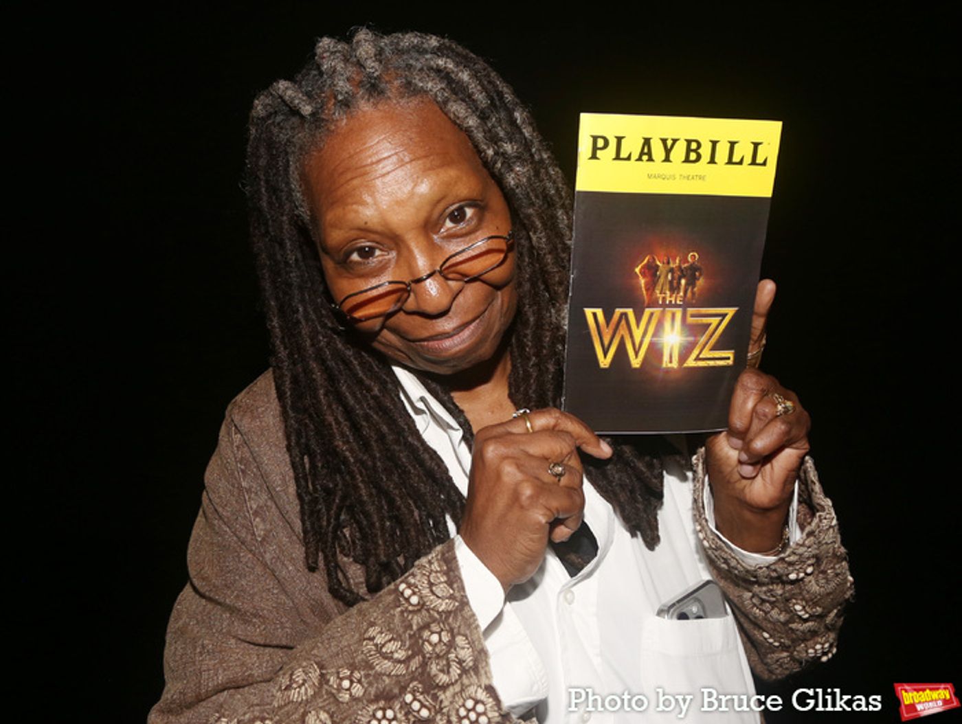 Photos: Whoopi Goldberg Visits THE WIZ On Broadway  Image