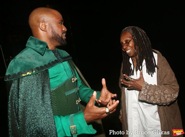 Wayne Brady and Whoopi Goldberg  Photo