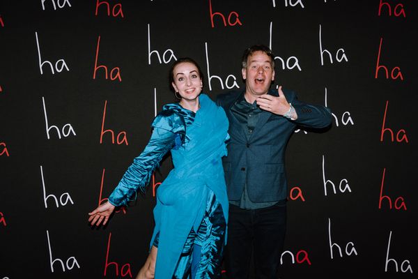 Julia Masli and Mike Birbiglia Photo