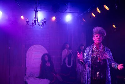 David Cerda with Sydney Genco, Brittney Brown and Taylor Dalton Photo