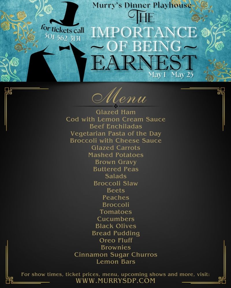 Review: THE IMPORTANCE OF BEING EARNEST at Murry's Dinner Playhouse  Image