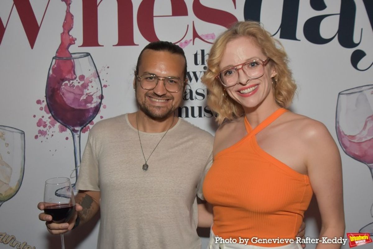 Alec Bart (Music Director) and Emily Blake Anderson at 