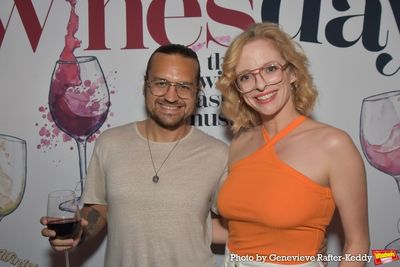 Alec Bart (Music Director) and Emily Blake Anderson Photo