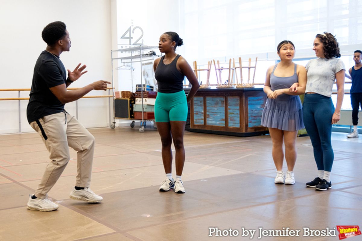 Ephraim Sykes and the cast of BYE BYE BIRDIE at 