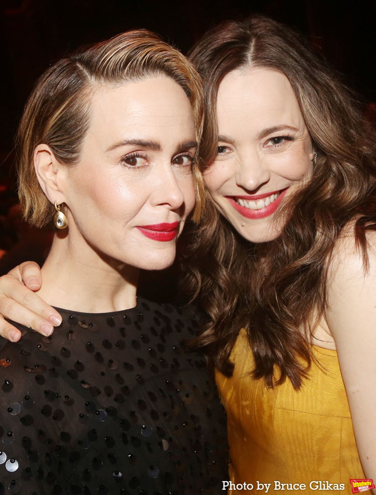 Sarah Paulson and Rachel McAdams at 