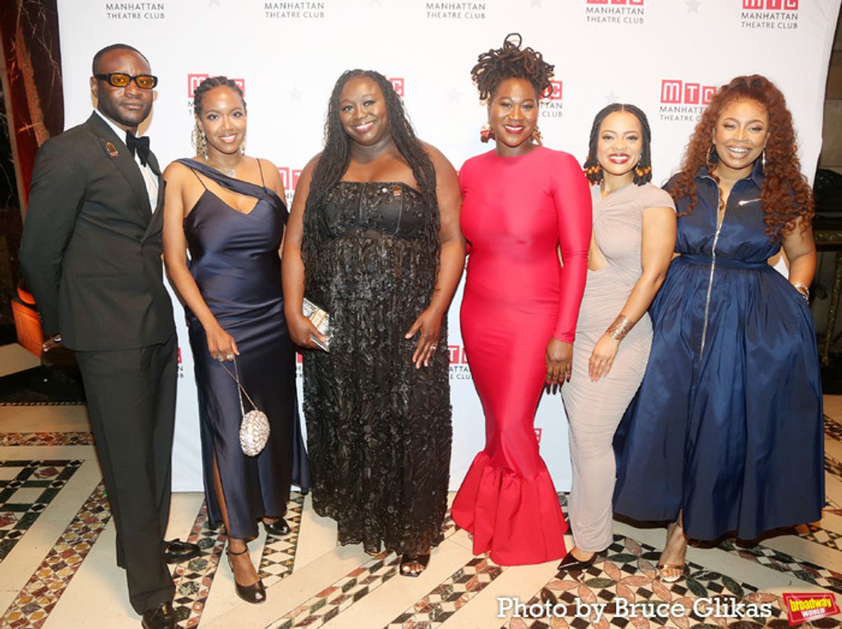 Michael Oloyede, Whitney White, Jocelyn Bioh, Zenzi Williams, Kalyne Coleman and Nikiya Mathis at 