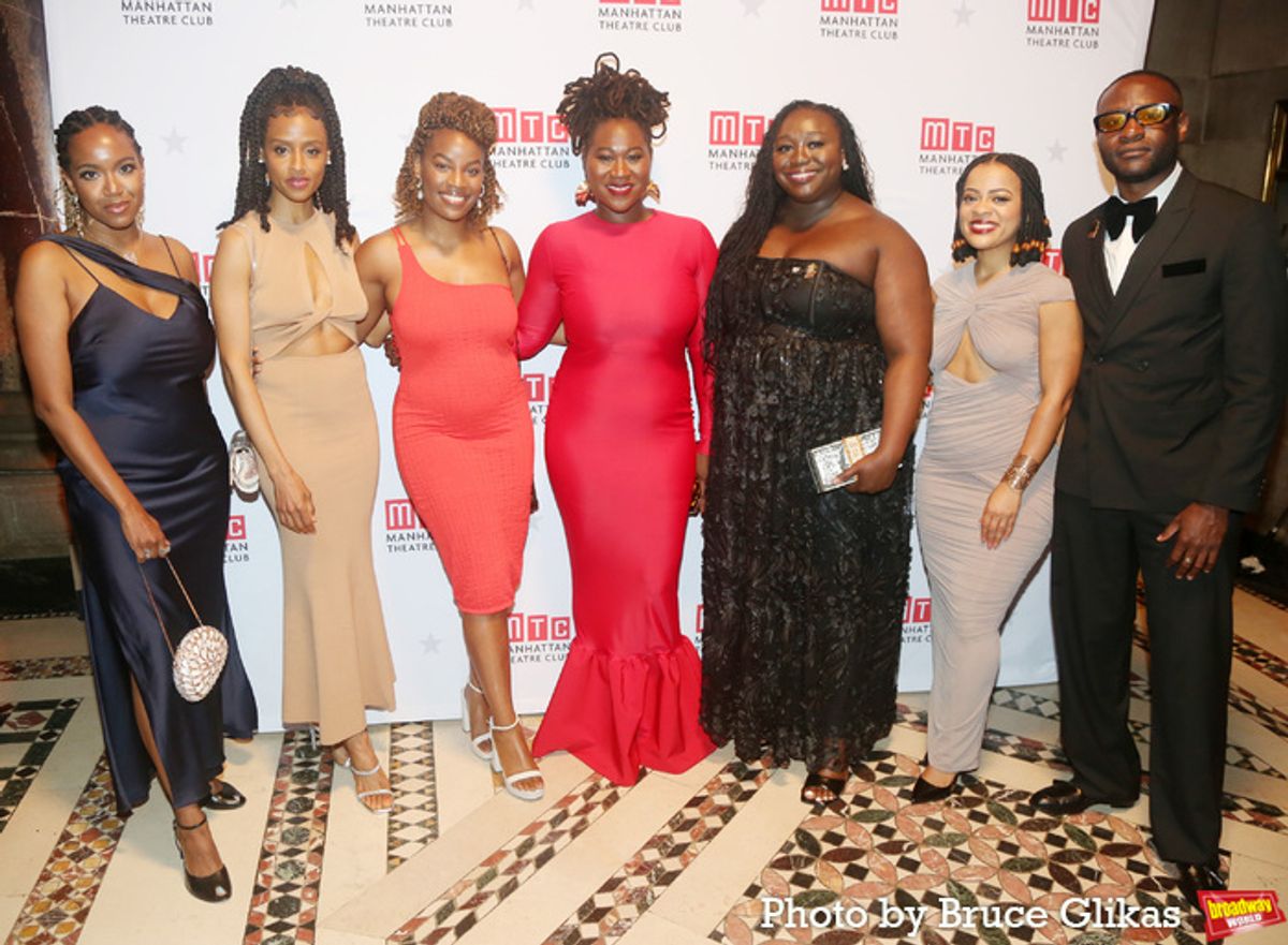 Whitney White, Lakisha May, Brittany Adebumola, Zenzi Williams, Jocelyn Bioh, Kalyne Coleman and Michael Oloyede at 