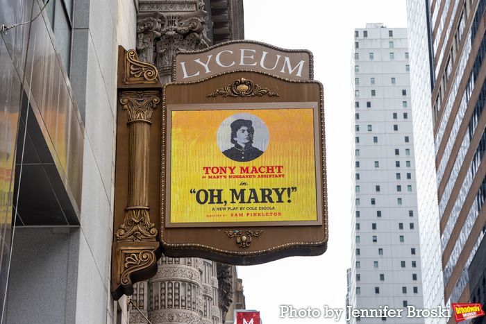 Up on the Marquee: OH, MARY! Image