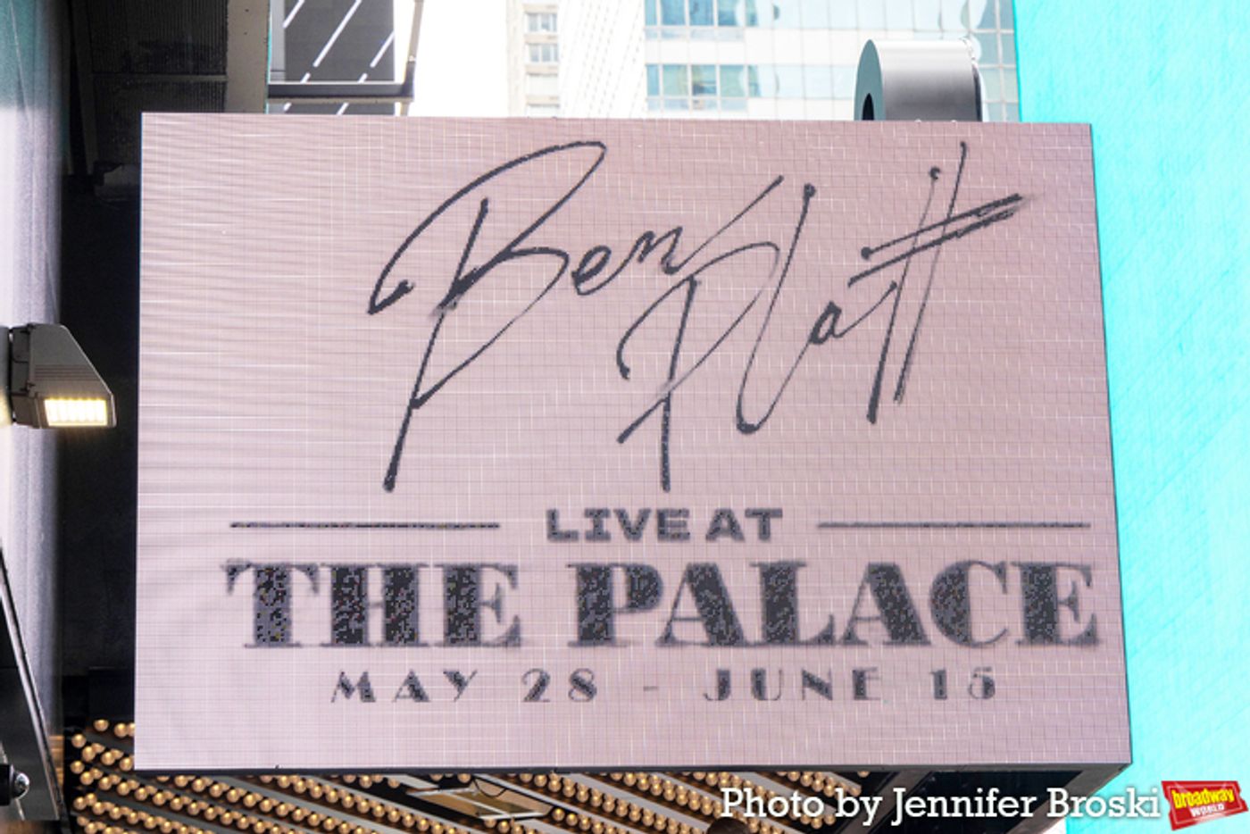Up on the Marquee: Ben Platt LIVE AT THE PALACE  Image