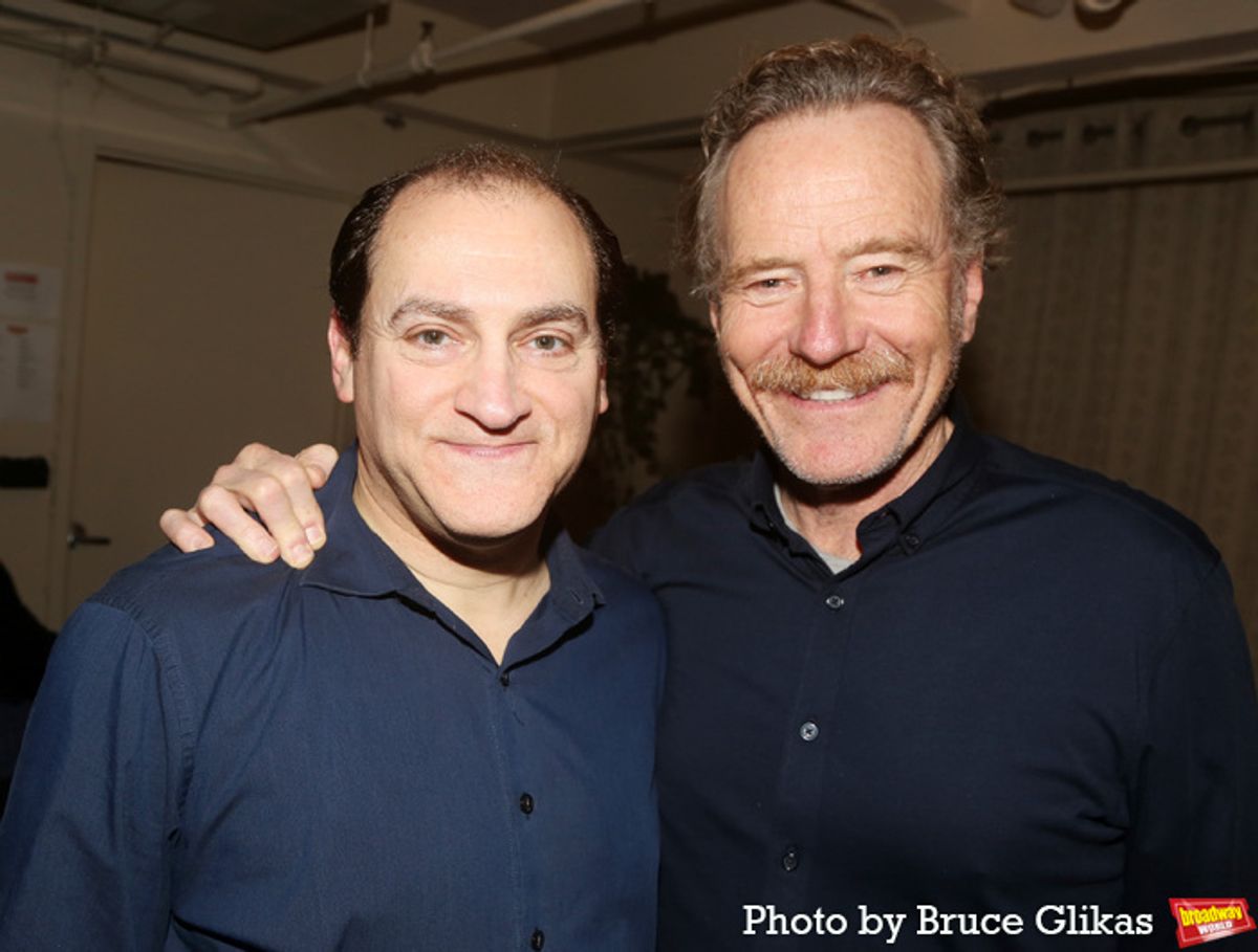 Michael Stuhlbarg and Bryan Cranston at 
