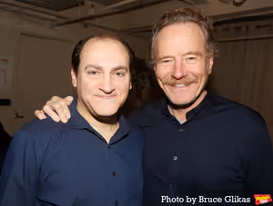 Michael Stuhlbarg and Bryan Cranston @ BroadwayWorld Michael Stuhlbarg and Bryan Cranston Photo