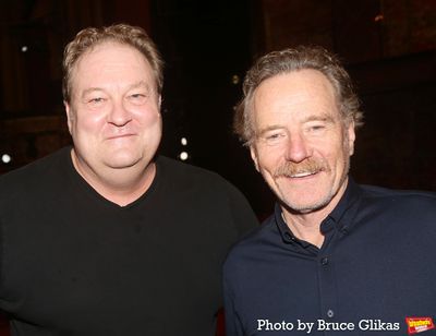 Paul Kynman and  Bryan Cranston Photo