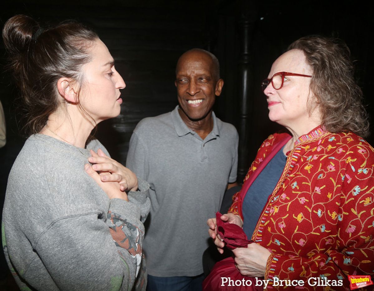 Sara Bareilles, Dorian Harewood and Maryann Plunkett at 