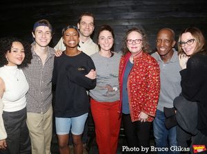 Jordan Tyson, John Cardoza, Joy Woods, Ryan Vasquez, Sara Bareilles, Maryann Plunkett, Dorian Harewood and Ingrid Michaelson @ BroadwayWorld Jordan Tyson, John Cardoza, Joy Woods, Ryan Vasquez, Sara Bareilles, Maryann Plunkett Photo