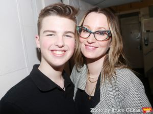 Iain Armitage and Ingrid Michaelson @ BroadwayWorld Iain Armitage and Ingrid Michaelson Photo