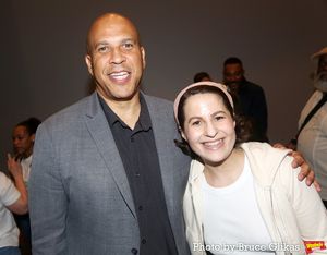 New Jersey Senator Cory Booker and Shaina Taub Photo