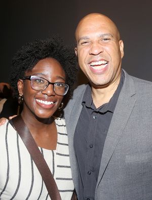 Tsilala Brock and New Jersey Senator Cory Booker Photo