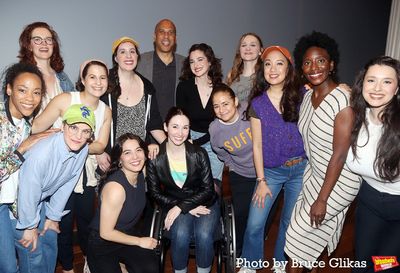 New Jersey Senator Cory Booker and The Cast of "Suffs" Photo