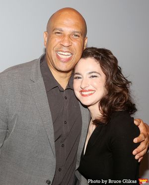 New Jersey Senator Cory Booker and Hannah Cruz @ BroadwayWorld New Jersey Senator Cory Booker and Hannah Cruz Photo
