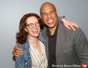Grace McLean and New Jersey Senator Cory Booker Photo