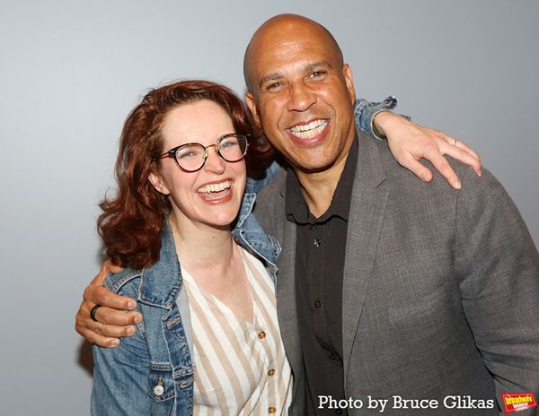 Grace McLean and New Jersey Senator Cory Booker Photo