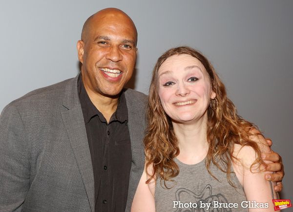 New Jersey Senator Cory Booker and Ada Westfall Photo