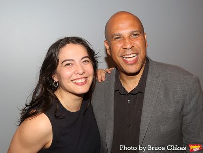 Kim Blanck and New Jersey Senator Cory Booker Photo