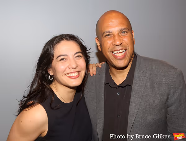 Kim Blanck and New Jersey Senator Cory Booker Photo