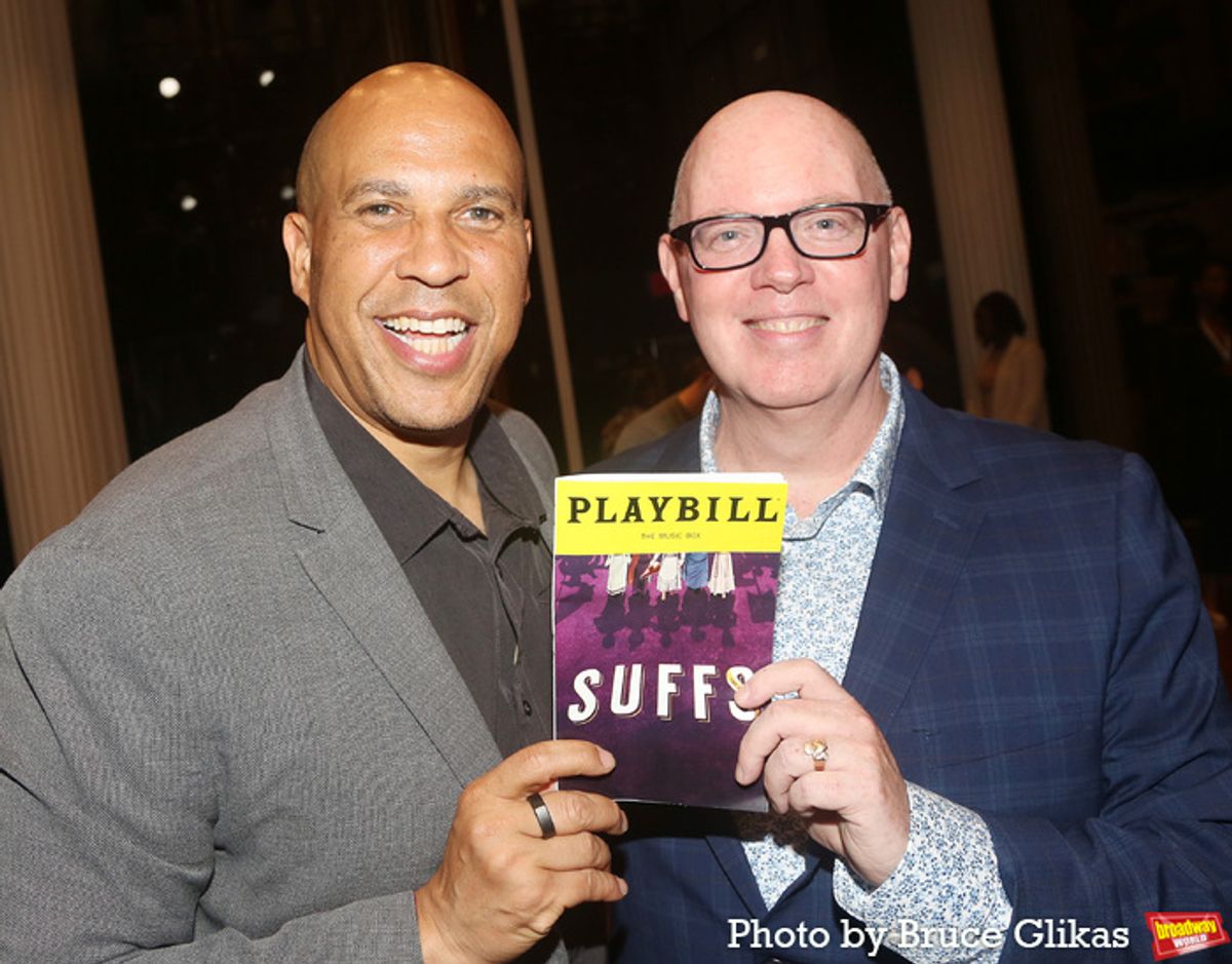 New Jersey Senator Cory Booker and Kevin Ryan  at 