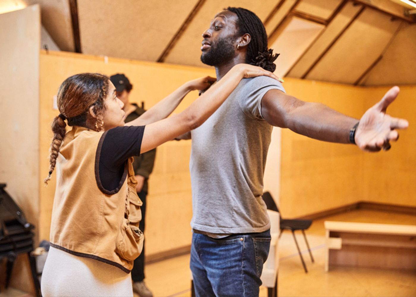 Photos: Inside Rehearsal For MY FATHER'S FABLE at the Bush Theatre  Image