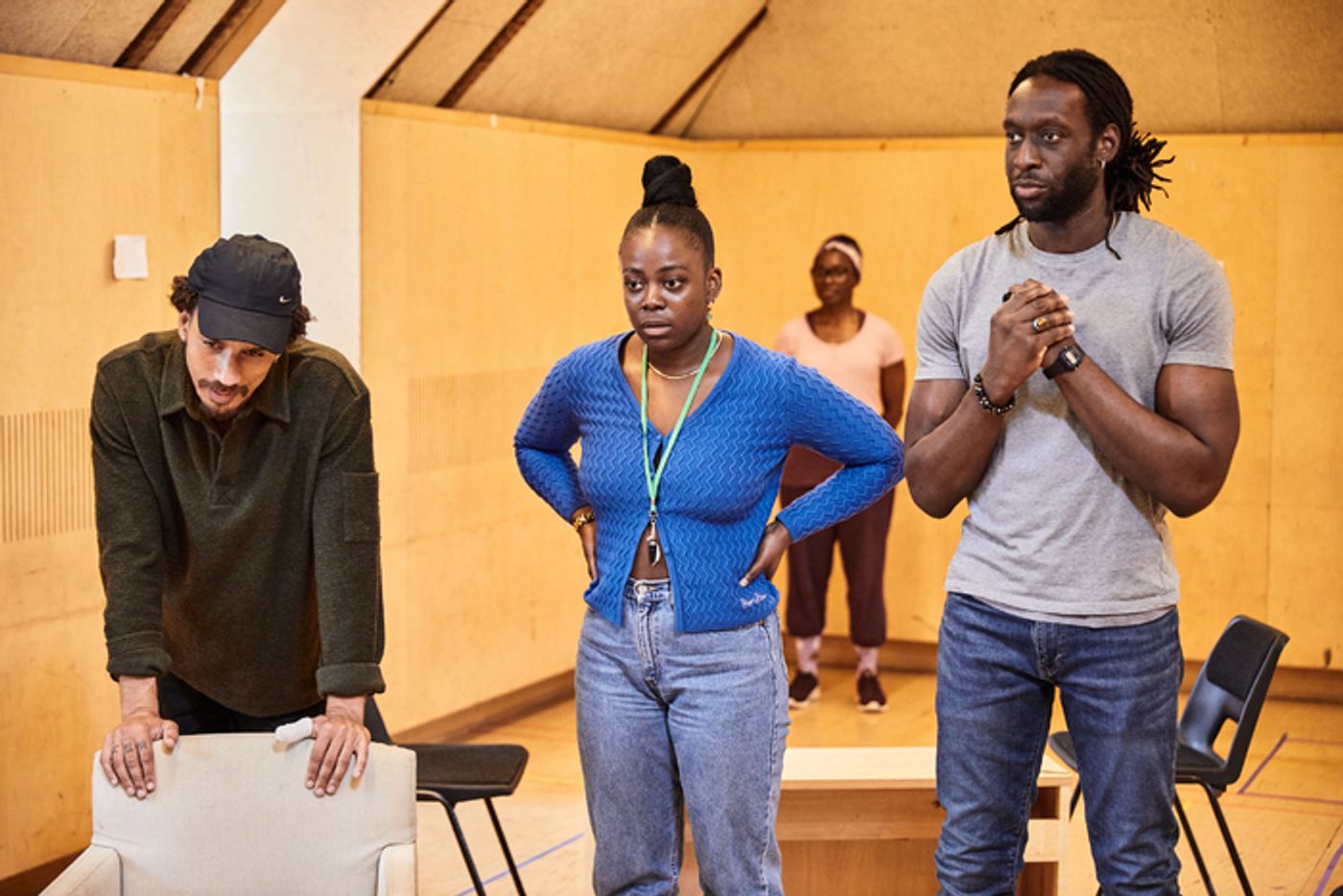Photos: Inside Rehearsal For MY FATHER'S FABLE at the Bush Theatre  Image