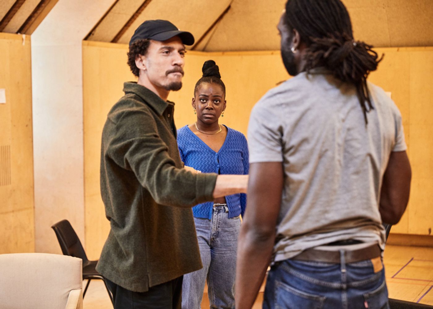 Photos: Inside Rehearsal For MY FATHER'S FABLE at the Bush Theatre  Image