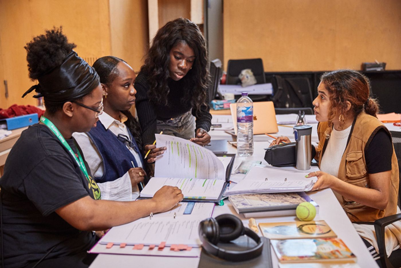 Photos: Inside Rehearsal For MY FATHER'S FABLE at the Bush Theatre  Image