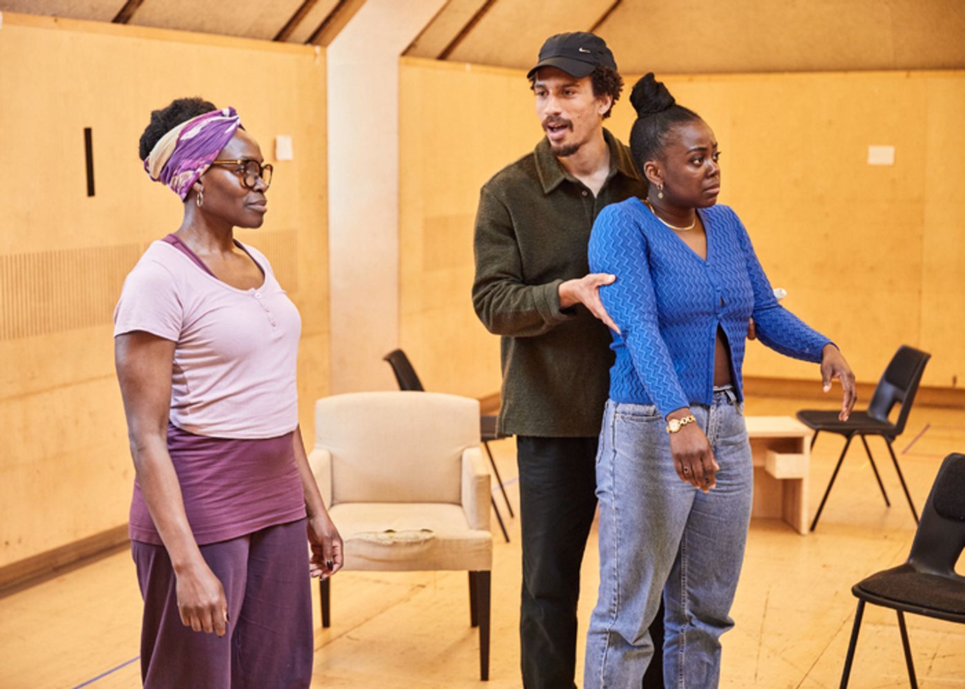 Photos: Inside Rehearsal For MY FATHER'S FABLE at the Bush Theatre  Image