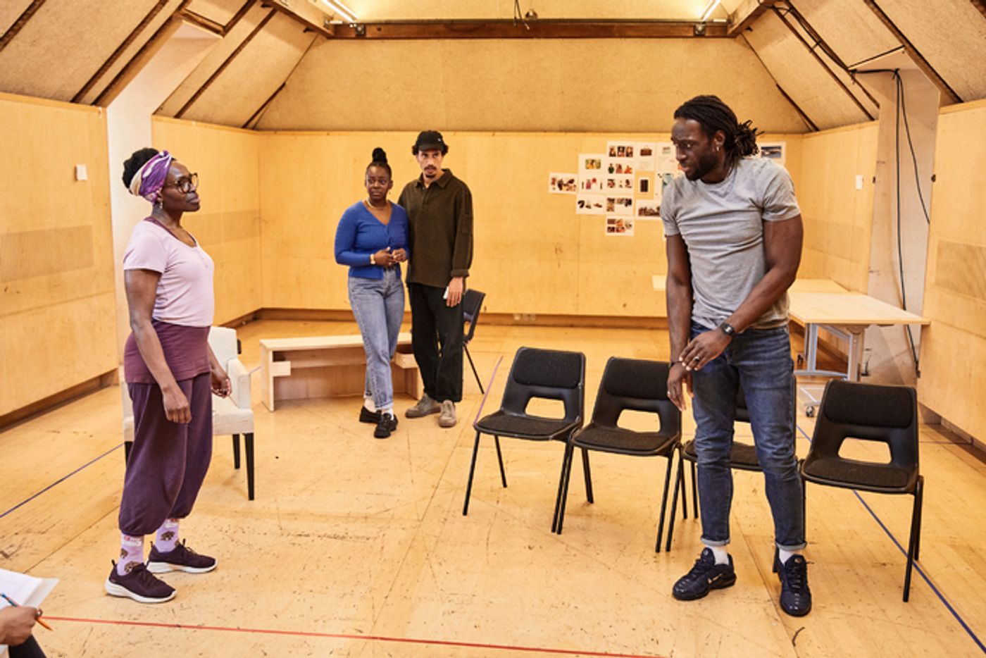 Photos: Inside Rehearsal For MY FATHER'S FABLE at the Bush Theatre  Image