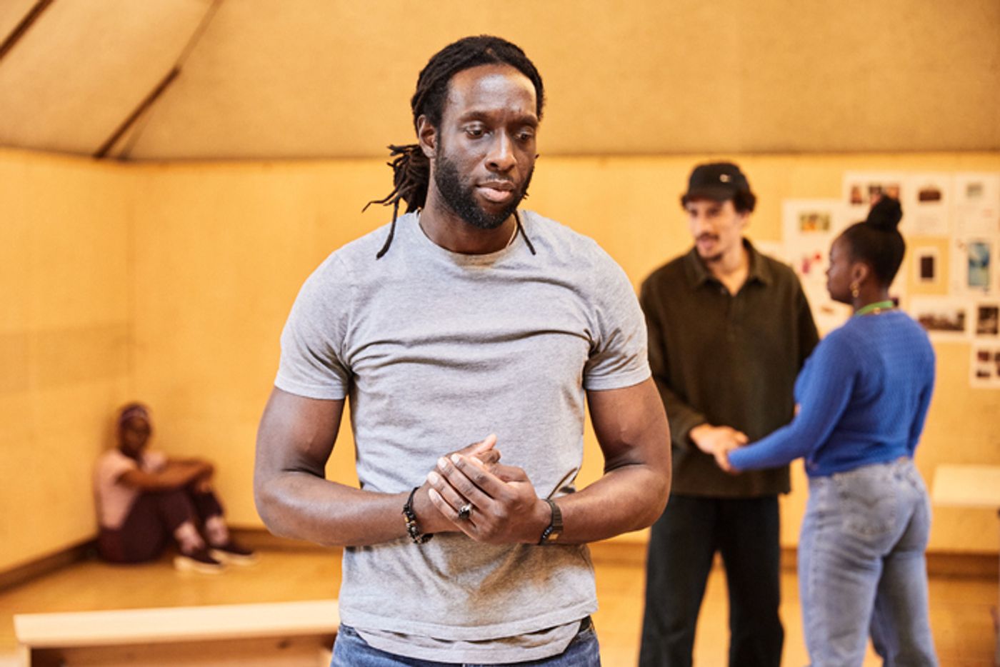 Photos: Inside Rehearsal For MY FATHER'S FABLE at the Bush Theatre  Image