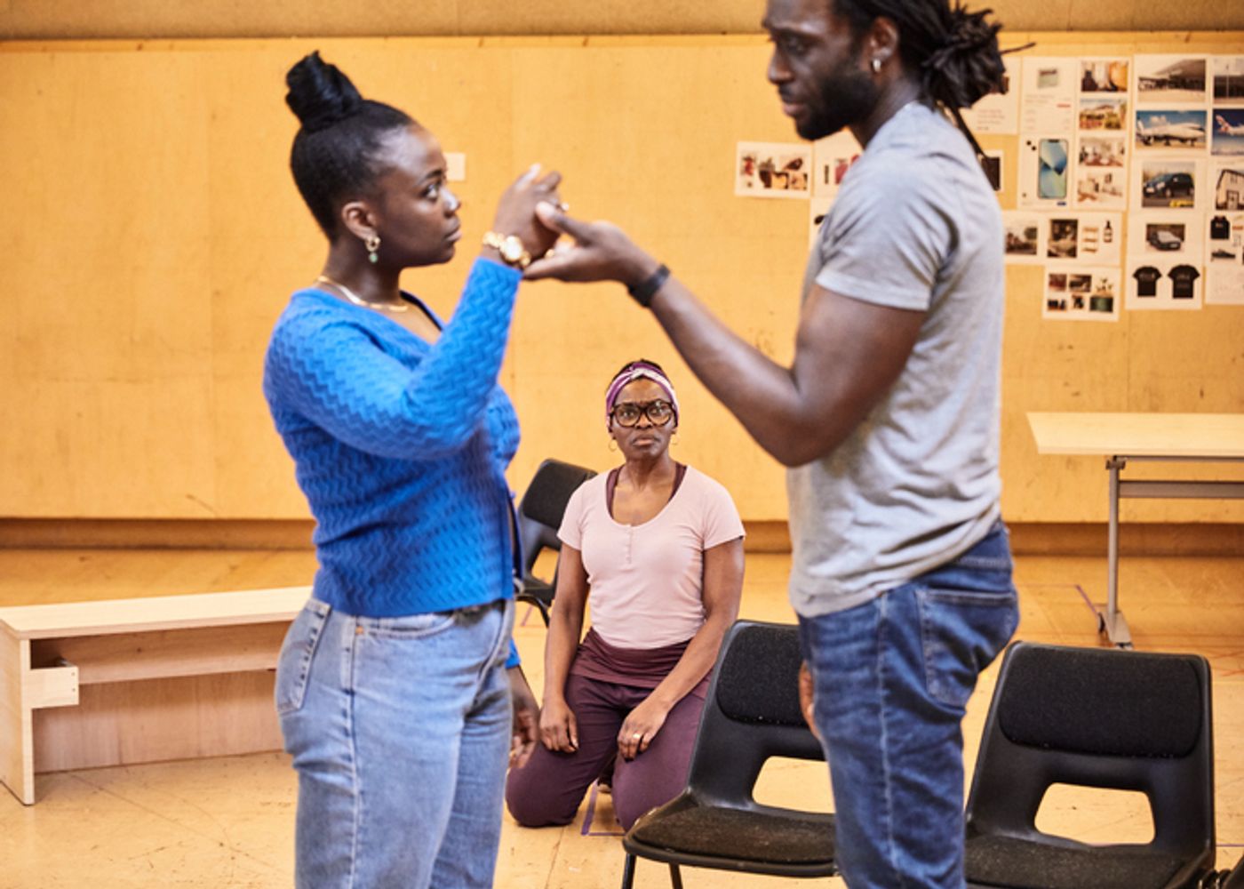 Photos: Inside Rehearsal For MY FATHER'S FABLE at the Bush Theatre  Image