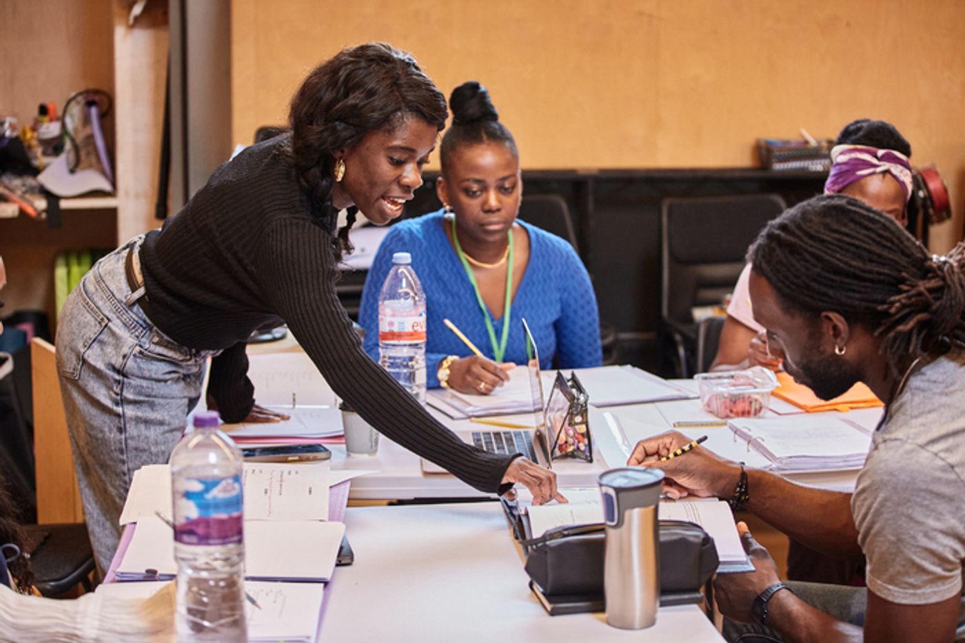 Photos: Inside Rehearsal For MY FATHER'S FABLE at the Bush Theatre  Image