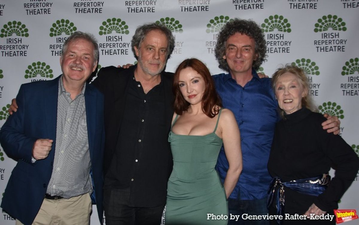 Ciaran O'Reilly, Rufus Collins, Sarah Street, John Keating and Charlotte Moore at 