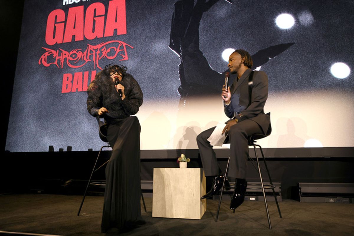 Lady Gaga and Scott Evans  at 