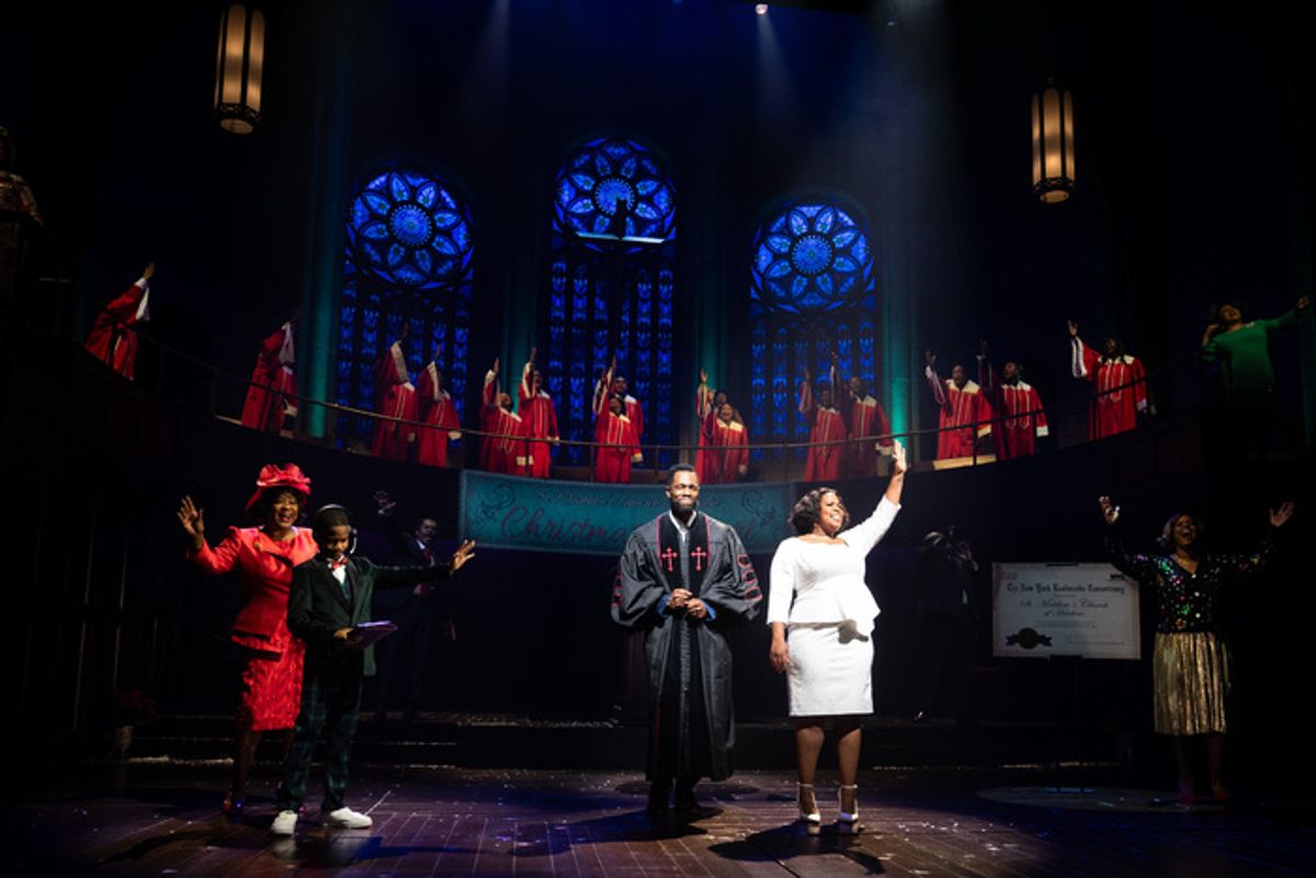 Loretta Devine, Cameron McCrae, Akron Lanier Watson, Amber Riley, and the cast  at 