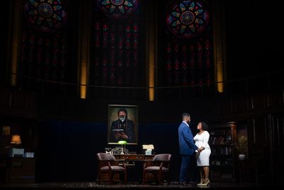 Akron Lanier Watson and Amber Riley  Photo
