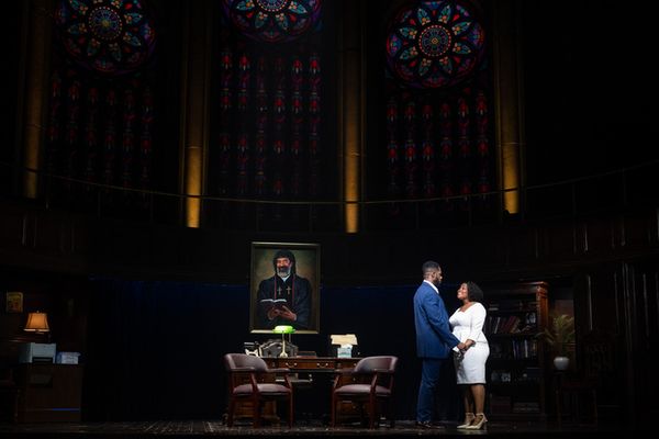 Akron Lanier Watson and Amber Riley  Photo
