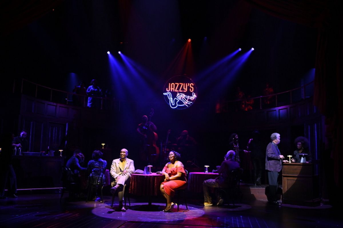 Donald Webber, Jr., Amber Riley and the cast  at 