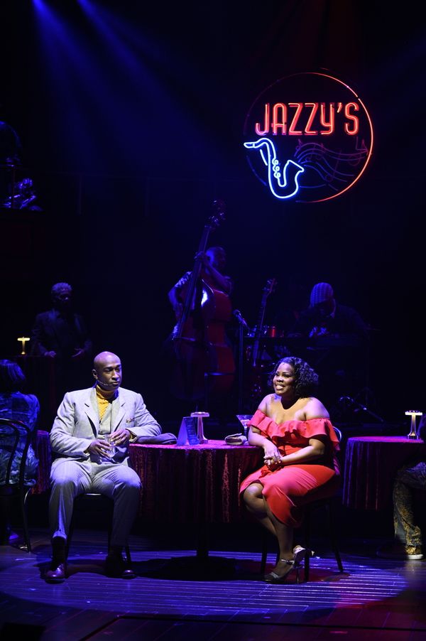 Donald Webber, Jr. and Amber Riley  Photo