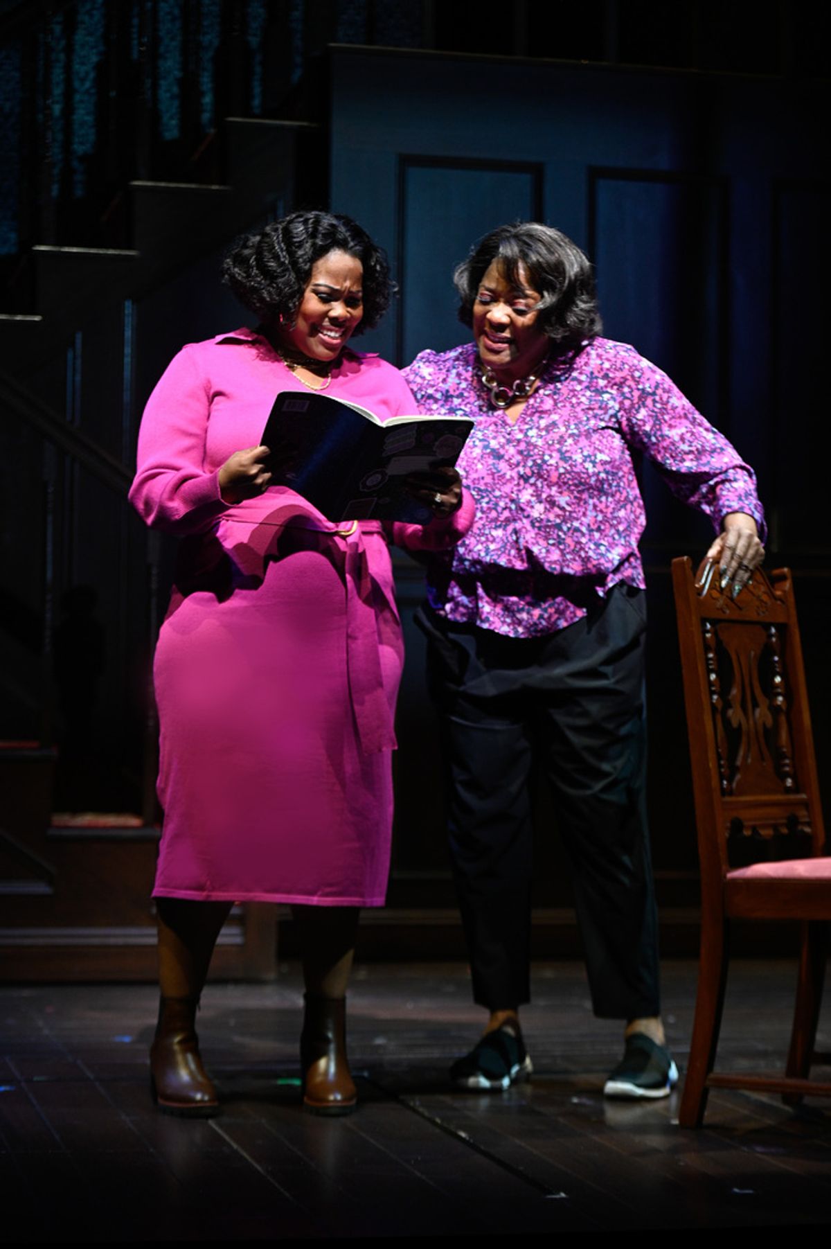 Amber Riley and Loretta Devine  at 