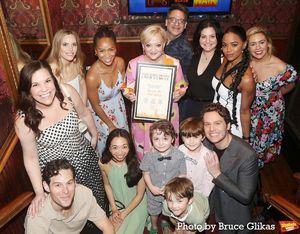 The Company & Creative of members of "Merrily We Roll Along" including Krystal Joy Brown, Maria Friedman, Joel Fram, Katie Rose Clarle, Lindsay Mendez,Brady Wagner, Rocco Van Auken, Jonathan Groff, Max Rackenberg, Sherz Aletaha, Leana Rae Concepcion, Evan Alexander Smith and Brianna Stoute @ BroadwayWorld The Company & Creative of members of "Merrily We Roll Along" including Krystal Joy Br Photo