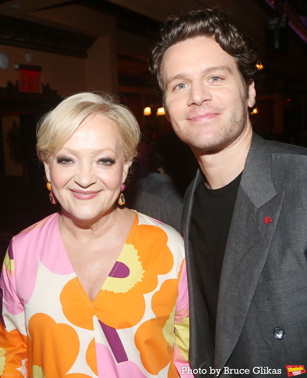 Maria Friedman and Jonathan Groff at 