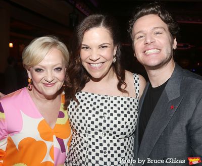Maria Friedman, Lindsay Mendez and Jonathan Groff Photo