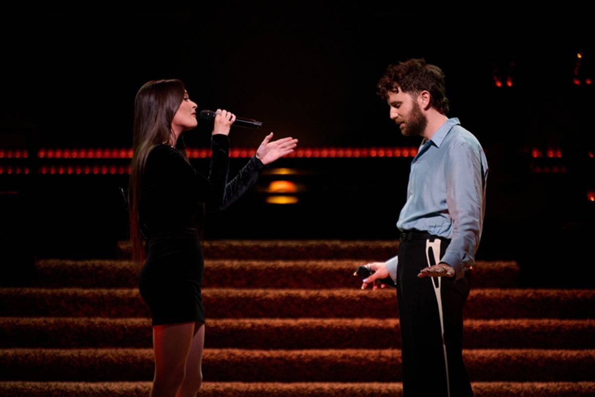 Ben Platt with Kacey Musgraves at 